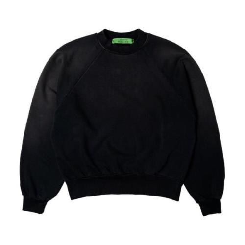 Dubbele laag Crewneck met dubbel borduurwerk Garment Workshop , Black ...