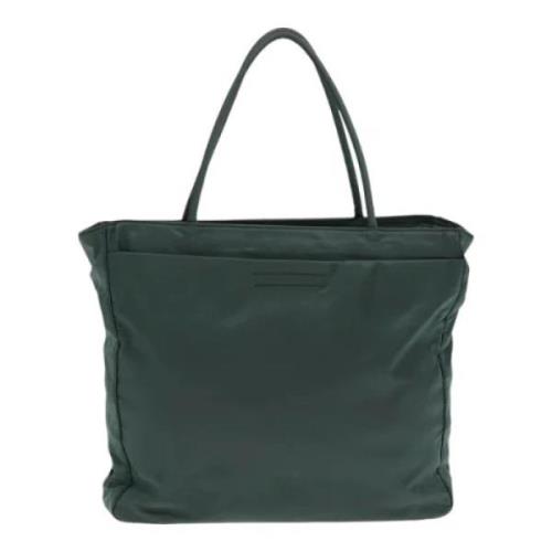 Pre-owned Fabric totes Prada Vintage , Green , Dames