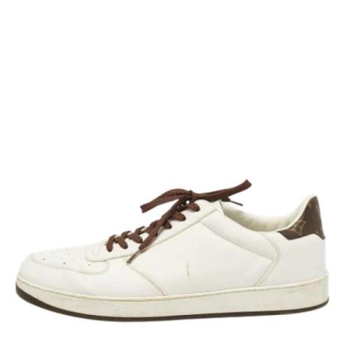 Pre-owned Canvas sneakers Louis Vuitton Vintage , White , Heren