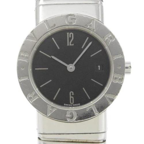 Pre-owned Metal watches Bvlgari Vintage , Black , Dames