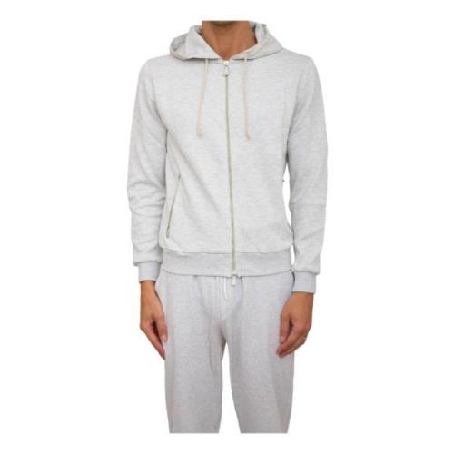 Grijze Hoodie Sweatshirt Eleventy , Gray , Heren