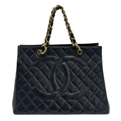 Pre-owned Leather chanel-bags Chanel Vintage , Black , Dames