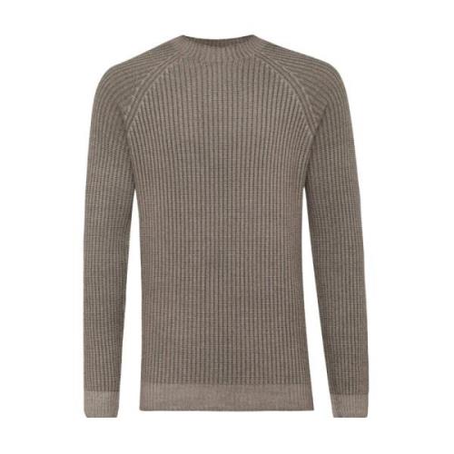 Stijlvolle Pullover Sweater Genti , Brown , Heren