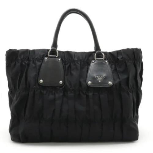 Pre-owned Canvas totes Prada Vintage , Black , Dames