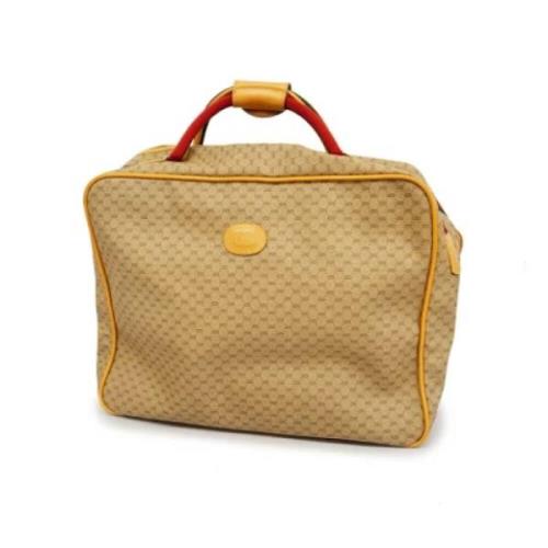 Pre-owned Plastic gucci-bags Gucci Vintage , Brown , Dames