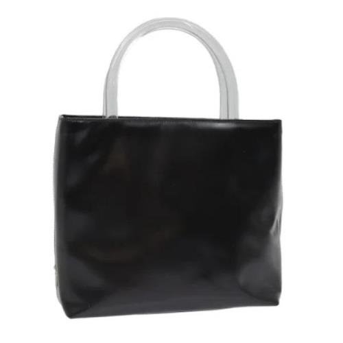 Pre-owned Leather handbags Prada Vintage , Black , Dames