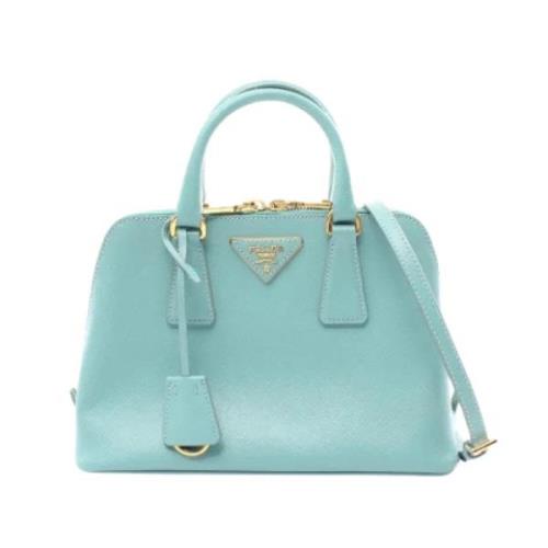 Pre-owned Leather prada-bags Prada Vintage , Blue , Dames