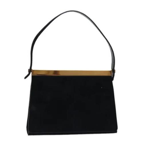 Pre-owned Suede gucci-bags Gucci Vintage , Black , Dames