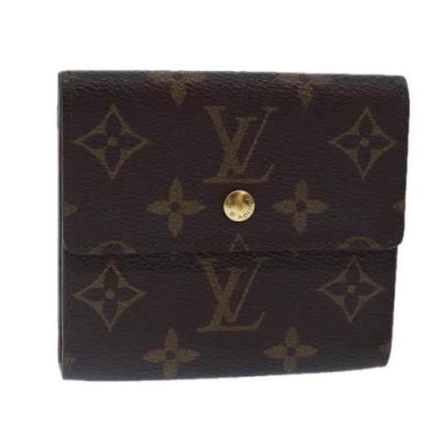 Pre-owned Canvas wallets Louis Vuitton Vintage , Brown , Dames