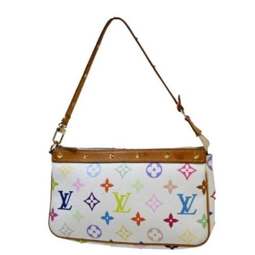 Pre-owned Canvas louis-vuitton-bags Louis Vuitton Vintage , White , Da...