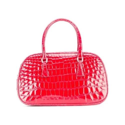 Pre-owned Leather prada-bags Prada Vintage , Red , Dames