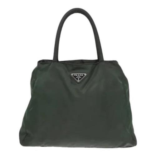 Pre-owned Nylon handbags Prada Vintage , Green , Dames