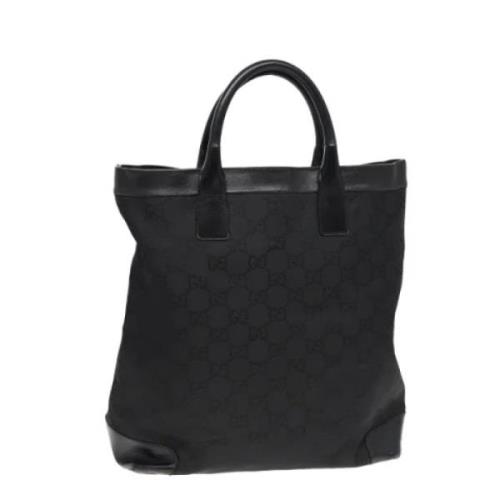 Pre-owned Canvas gucci-bags Gucci Vintage , Black , Dames