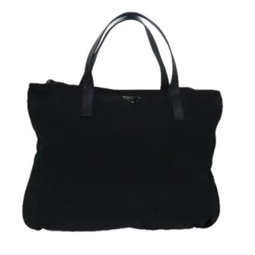 Pre-owned Nylon totes Prada Vintage , Black , Dames