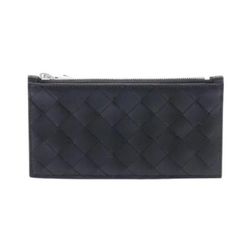 Pre-owned Leather wallets Bottega Veneta Vintage , Black , Dames