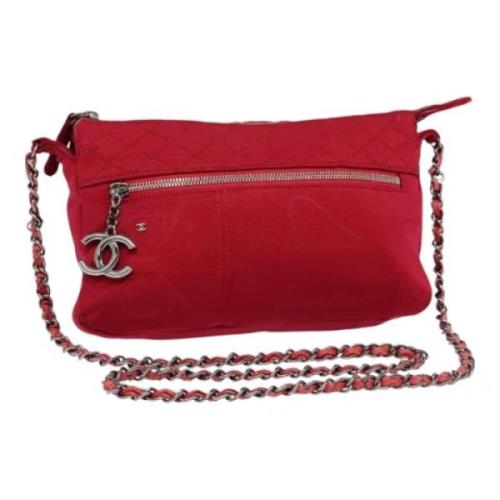 Pre-owned Cotton chanel-bags Chanel Vintage , Red , Dames