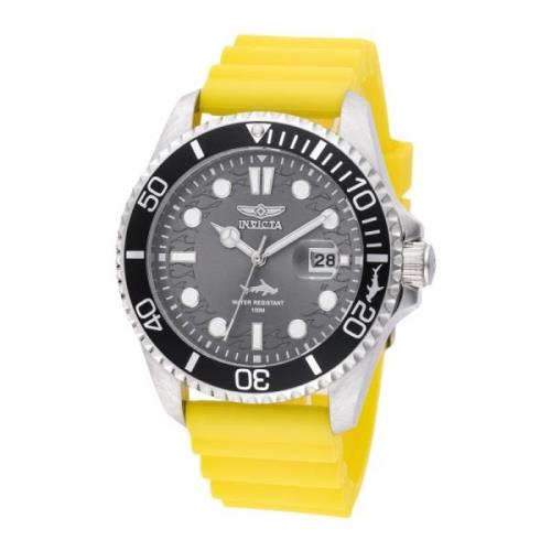 Pro Diver Quartz Horloge - Grijze Wijzerplaat Invicta Watches , Gray ,...