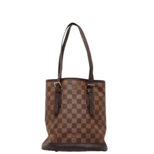 Pre-owned Canvas louis-vuitton-bags Louis Vuitton Vintage , Brown , Da...