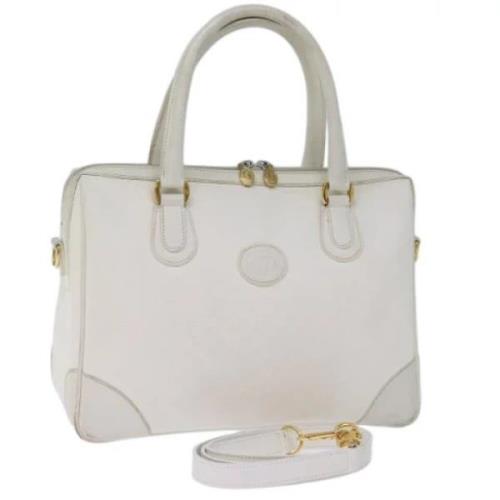 Pre-owned Canvas gucci-bags Gucci Vintage , White , Dames