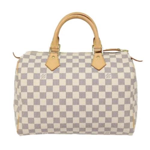 Pre-owned Canvas louis-vuitton-bags Louis Vuitton Vintage , White , Da...