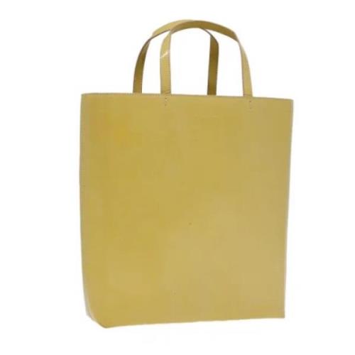 Pre-owned Canvas prada-bags Prada Vintage , Yellow , Dames