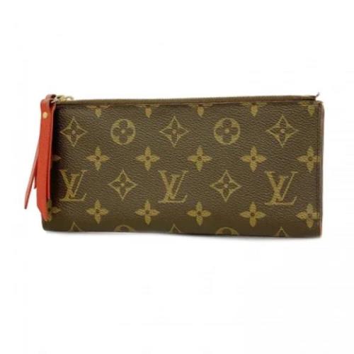 Pre-owned Fabric wallets Louis Vuitton Vintage , Brown , Dames