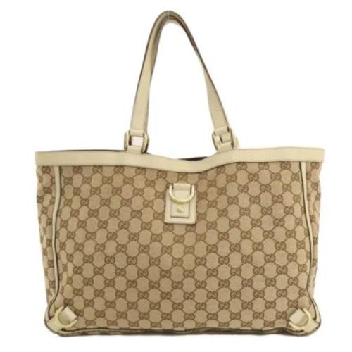 Pre-owned Canvas gucci-bags Gucci Vintage , Brown , Dames