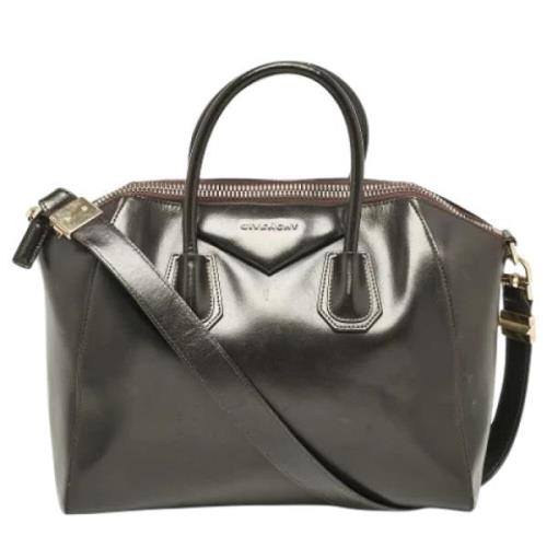 Pre-owned Leather handbags Givenchy Pre-owned , Brown , Dames