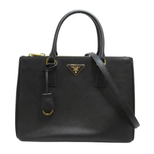 Pre-owned Leather prada-bags Prada Vintage , Black , Dames