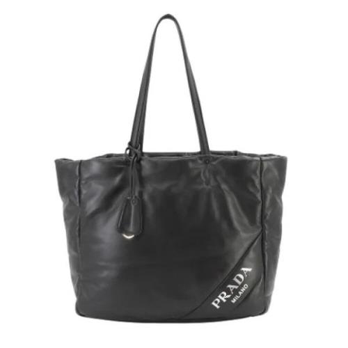 Pre-owned Leather prada-bags Prada Vintage , Black , Dames