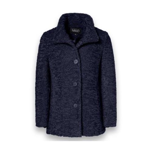 Trente Stijlvolle Jas Milo Coats , Blue , Dames