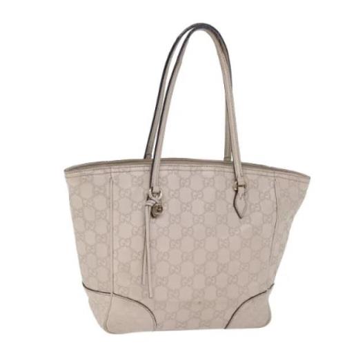 Pre-owned Canvas gucci-bags Gucci Vintage , Beige , Dames