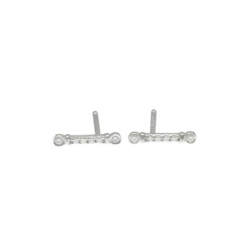 Pre-owned White Gold earrings Tiffany & Co. Pre-owned , Gray , Dames