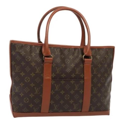 Pre-owned Canvas shoulder-bags Louis Vuitton Vintage , Brown , Dames