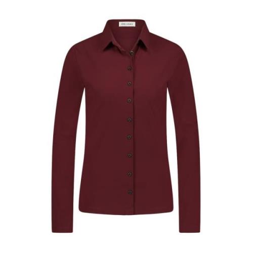 Kikkie Blouse Technisch Jersey Jane Lushka , Red , Dames