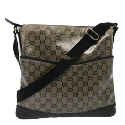 Pre-owned Canvas gucci-bags Gucci Vintage , Beige , Dames