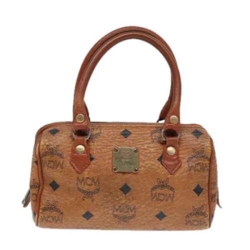 Pre-owned Leather handbags MCM Pre-owned , Brown , Dames