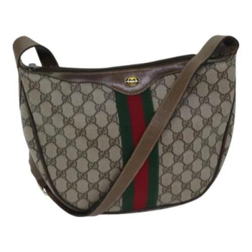 Pre-owned Canvas gucci-bags Gucci Vintage , Beige , Dames