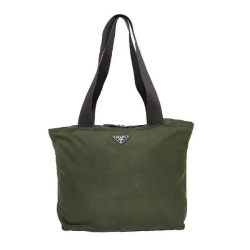 Pre-owned Fabric prada-bags Prada Vintage , Green , Dames