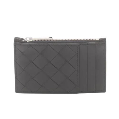 Pre-owned Leather wallets Bottega Veneta Vintage , Black , Dames