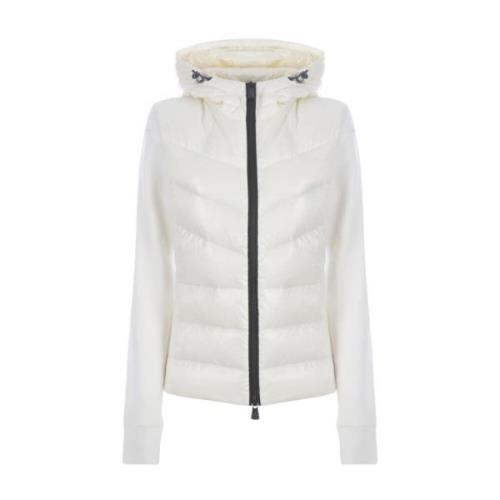 Witte Gebreide Cardigan voor Grenoble Moncler , White , Heren