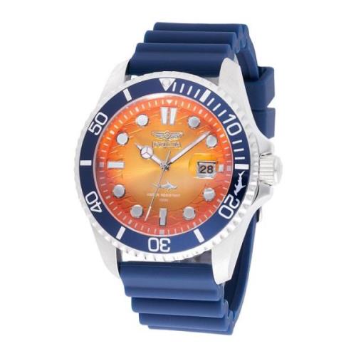 Pro Diver Quartz Horloge - Oranje Wijzerplaat Invicta Watches , Gray ,...