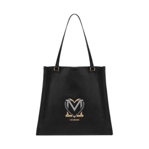 Zwarte schoudertas voor vrouwen Moschino , Black , Dames