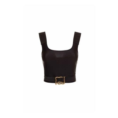 Top Just Cavalli , Black , Dames