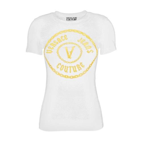 T-shirts en Polos Versace Jeans Couture , White , Dames