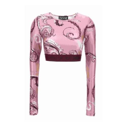 T-shirts en Polos Versace Jeans Couture , Pink , Dames