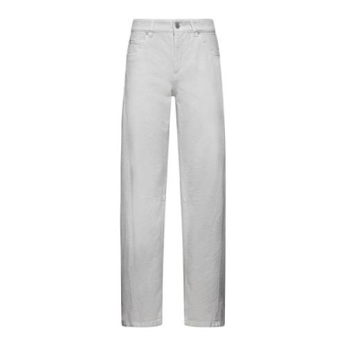 Witte Broek Elegante Stijl Brunello Cucinelli , White , Dames