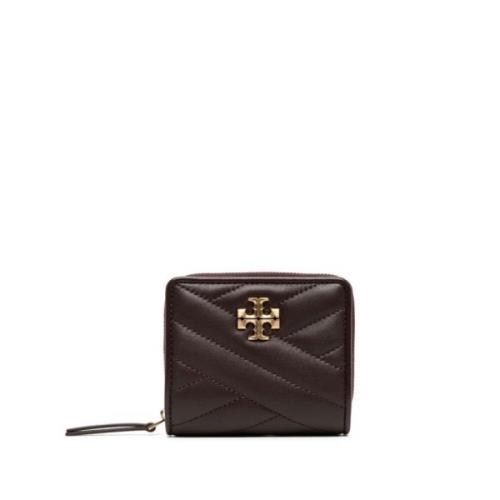 Chevron Bi-Fold Portemonnee Tory Burch , Brown , Dames