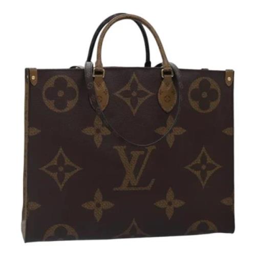 Pre-owned Canvas louis-vuitton-bags Louis Vuitton Vintage , Brown , Da...