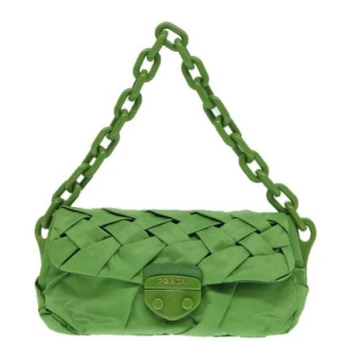 Pre-owned Fabric prada-bags Prada Vintage , Green , Dames